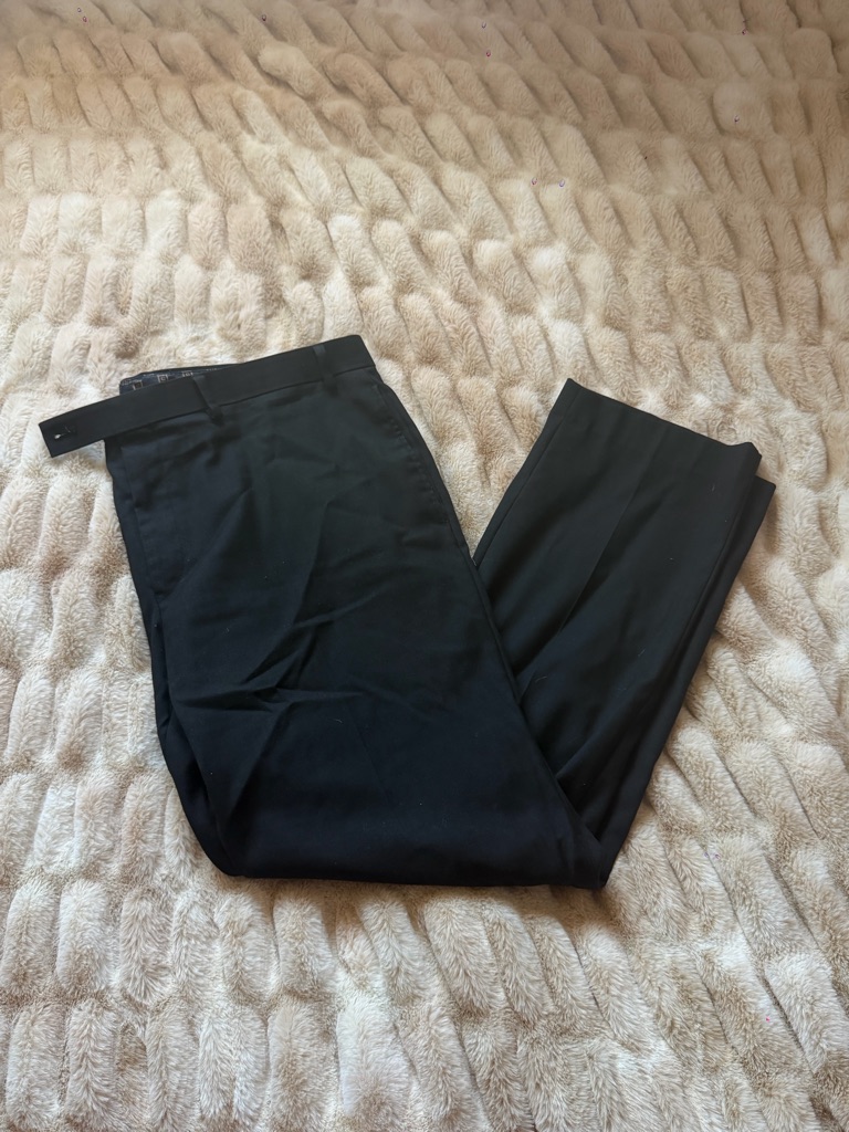 Lauren Ralph Lauren Black Men's Dress Trousers